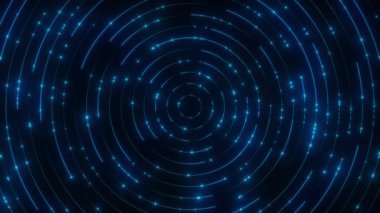 daire döndürme büyük veri arkaplanı, 4k çözünürlük, döngülü.