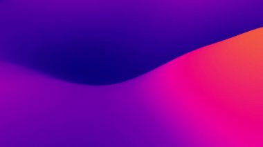 Gradyan dalga soyut arkaplan, pembe ve mor, sıvı, dalga düz canlandırma, 4k çözünürlük