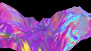 Kumaş yanardöner malzeme arka plan, rüzgar bezi animasyonu, 4k çözünürlük