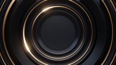 Çember Geometrik altın arkaplan