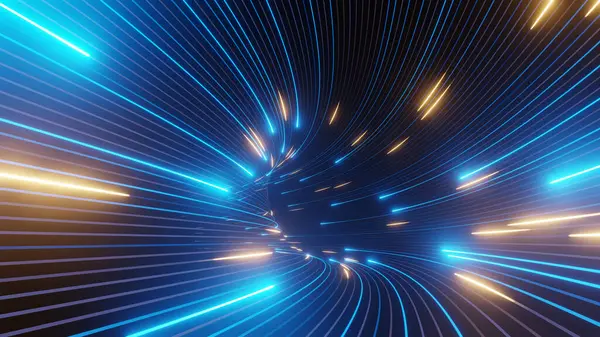 Hız çizgisi akış tüneli, İnternet hız ağı arkaplanı.