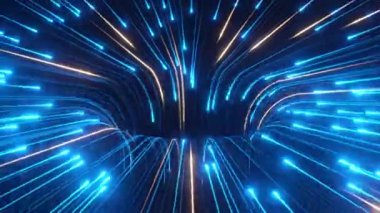 Hız çizgisi internet akışı büyük bir deliğe taşınır.