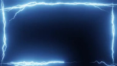 şimşek çerçevesi arkaplanı, cıvata animasyonu yanıp sönen ışık.