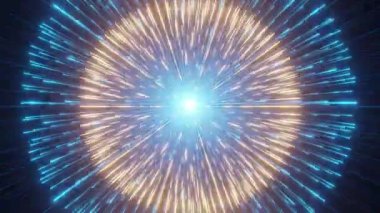 Patlama hattı animasyon etkisi. mavi renkli, havai fişek formu.