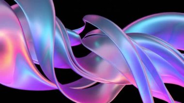 Soyut eğri sarmal dalga canlandırma arkaplanı