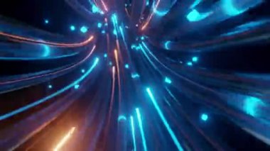 Fiber optik internet hız tüneli arkaplanı