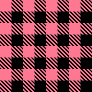 Masa örtülerini, giysileri ya da çeşitli kumaş örneklerini yok etmek için kesilmiş pembe viski deseni..