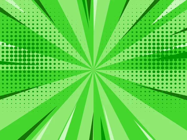 Comic style background green