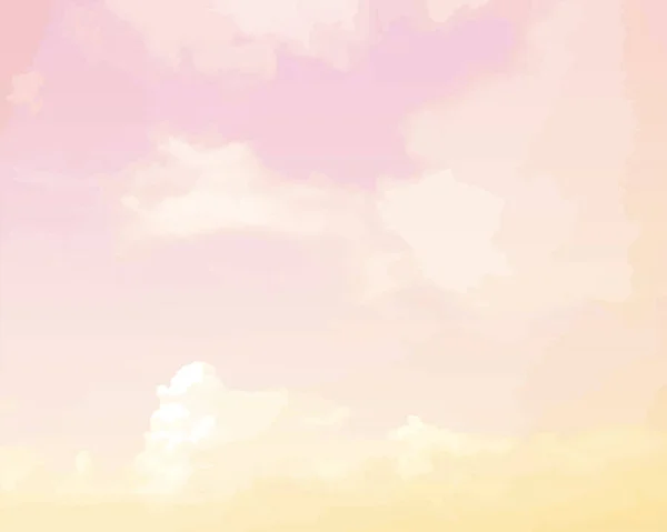Хмари Неба Блакитний Рожевий Фон Мистецтва Барвистий Векторний Ілюстратор — стокове фото