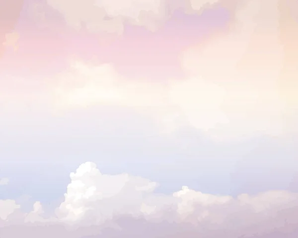 Wolken Hemel Zonsondergang Achtergrond Kunst Kleurrijk Illustrator — Stockfoto