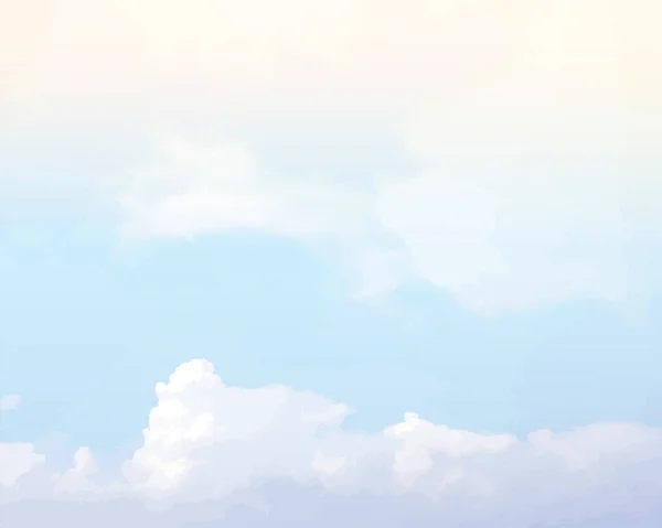 Облака Небо Голубой Розовый Фон Художественный Цвет Иллюстратор — стоковое фото