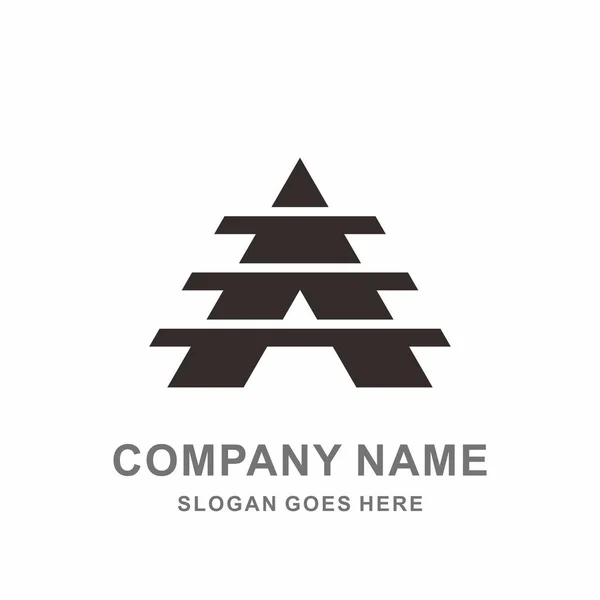 Monogramme Lettre Modèle Logo Vectoriel — Image vectorielle