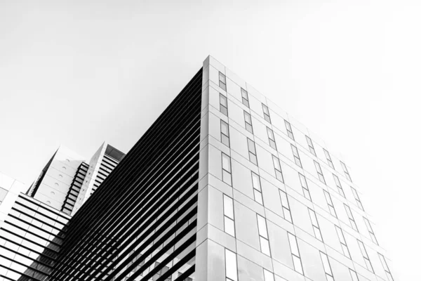 Μοντέρνο Κτίριο Στη Βιέννη Design Concept Σύγχρονη Αρχιτεκτονική Ασπρόμαυρο Look — Φωτογραφία Αρχείου