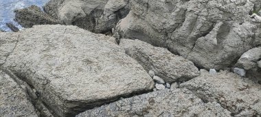 İspanya 'nın kuzeyi, deniz manzarası ve detayları 