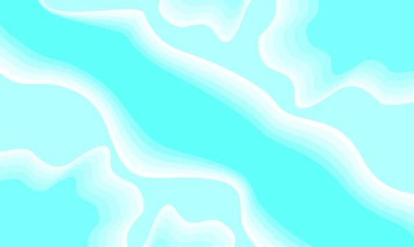Blue Ocean Color Background Social Media Design Ripples Pattern Vector — Stock Vector