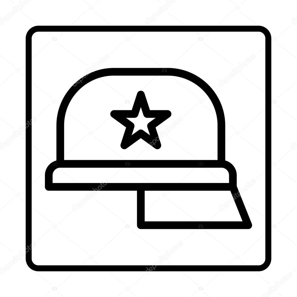 Hat Icon. Social media sign icons. Vector illustration isolated for graphic, web design, apps and websites
