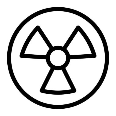 Nükleer illüstrasyon vektörü ve Simge Ordusu silah ikonu mükemmel. Mobil konsept ve web uygulamaları tasarımı için modern koleksiyondan simge işareti.