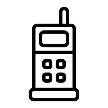 Telsiz illüstrasyon vektörü ve Simge Ordusu silah ikonu mükemmel. Mobil konsept ve web uygulamaları tasarımı için modern koleksiyondan simge işareti.