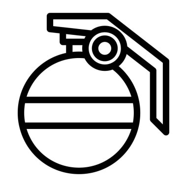 El bombası illüstrasyon vektörü ve logo simgesi Simge Ordusu silah ikonu mükemmel. Mobil konsept ve web uygulamaları tasarımı için modern koleksiyondan simge işareti.