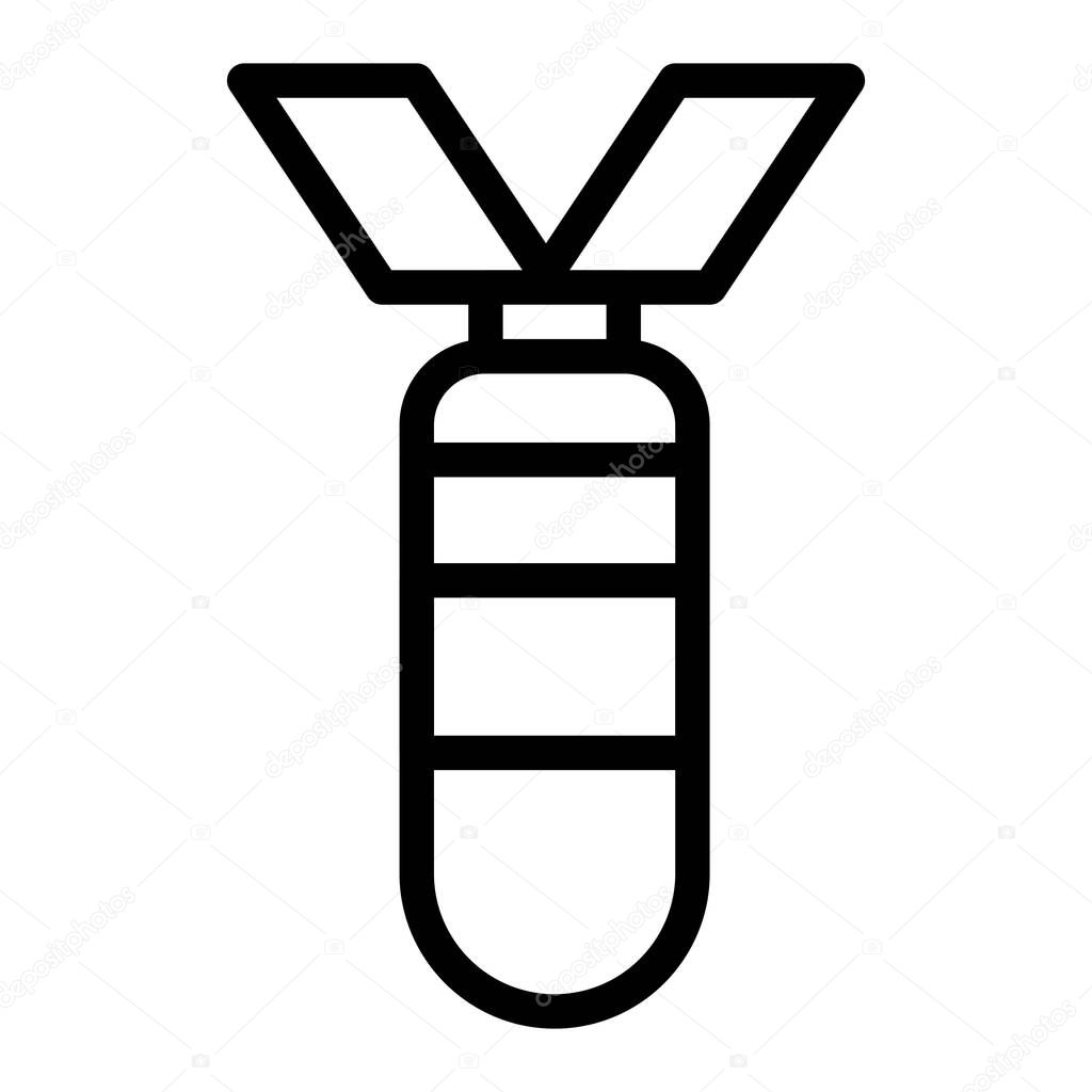 Missile illustration vector and logo Icon Army weapon icon perfect. Icon sign from modern collection for mobile concept and web apps design.