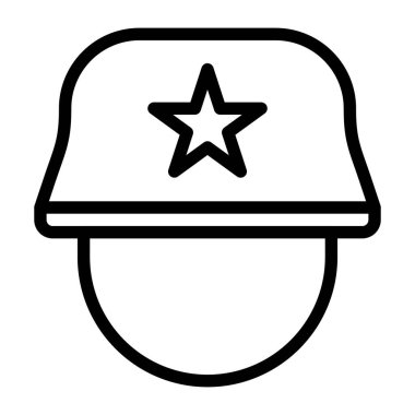 Miğfer illüstrasyon vektörü ve simge ikonu mükemmel. Mobil konsept ve web uygulamaları tasarımı için modern koleksiyondan simge işareti.