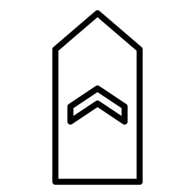 Rozet çizim vektörü ve Simge Ordusu silah ikonu mükemmel. Mobil konsept ve web uygulamaları tasarımı için modern koleksiyondan simge işareti.