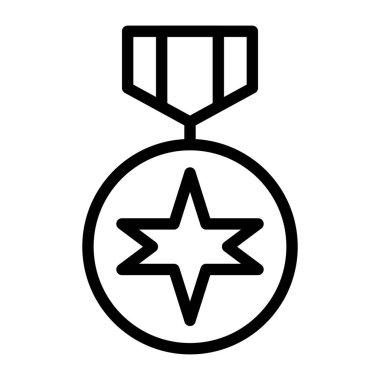 Ödül illüstrasyon vektörü ve simge ikonu mükemmel. Mobil konsept ve web uygulamaları tasarımı için modern koleksiyondan simge işareti.