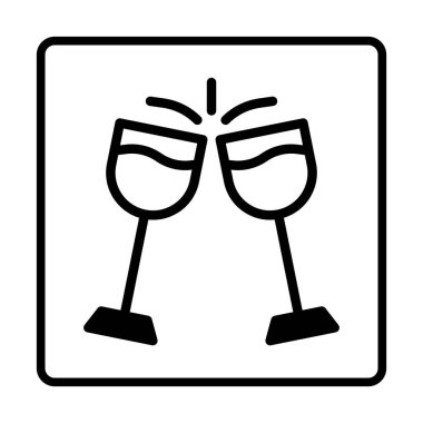 Dualtone Simgesi. Sosyal medya simgeleri. Grafik, web tasarımı, uygulamalar ve web siteleri için izole edilmiş vektör illüstrasyonu