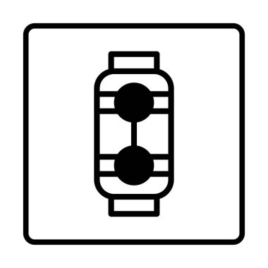 Fener dualton simgesi. Sosyal medya simgeleri. Grafik, web tasarımı, uygulamalar ve web siteleri için izole edilmiş vektör illüstrasyonu