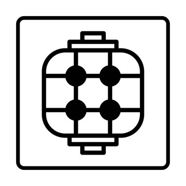 Fener dualton simgesi. Sosyal medya simgeleri. Grafik, web tasarımı, uygulamalar ve web siteleri için izole edilmiş vektör illüstrasyonu