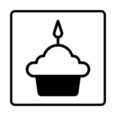 Pasta dualton simgesi. Sosyal medya simgeleri. Grafik, web tasarımı, uygulamalar ve web siteleri için izole edilmiş vektör illüstrasyonu