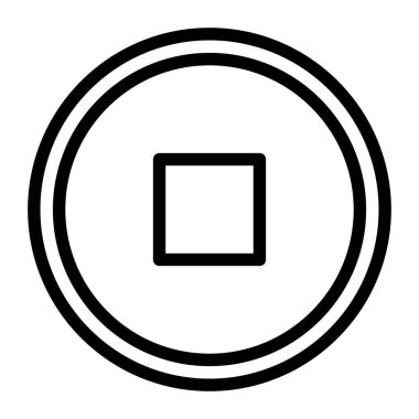 Madeni para illüstrasyon vektörü ve yeni yıl logosu mükemmel. Mobil konsept ve web için modern koleksiyon simgesi. Güzel tasarım..