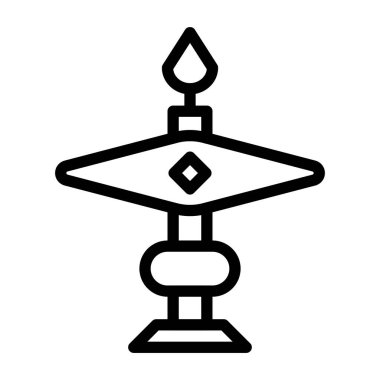 Mum illüstrasyon vektörü ve yeni yıl logosu mükemmel. Mobil konsept ve web için modern koleksiyon simgesi. Güzel tasarım..