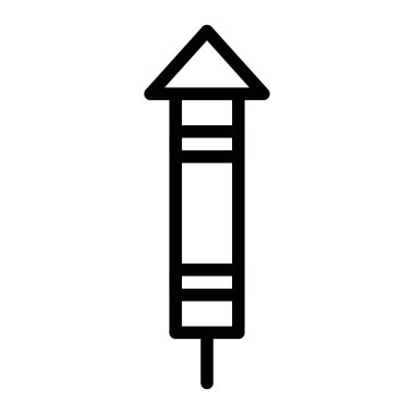 Havai fişek illüstrasyon vektörü ve yeni yıl logosu mükemmel. Mobil konsept ve web için modern koleksiyon simgesi. Güzel tasarım..