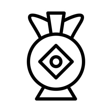 ewer taslağı çizim vektörü ve logo yeni yıl simgesi mükemmel. Mobil konsept ve web için modern koleksiyon simgesi.