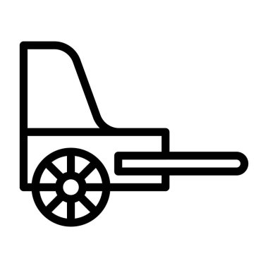 Çekçekli taslak çizim vektörü ve logo yeni yıl simgesi mükemmel. Mobil konsept ve web için modern koleksiyon simgesi.