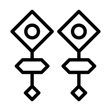 Dekorasyon taslağı çizim vektörü ve logo yeni yıl simgesi mükemmel. Mobil konsept ve web için modern koleksiyon simgesi.