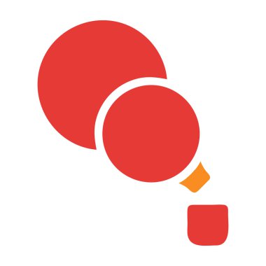 Calabash katı kırmızı illüstrasyon vektörü ve yeni yıl logosu mükemmel. Mobil konsept ve web için modern koleksiyon simgesi.