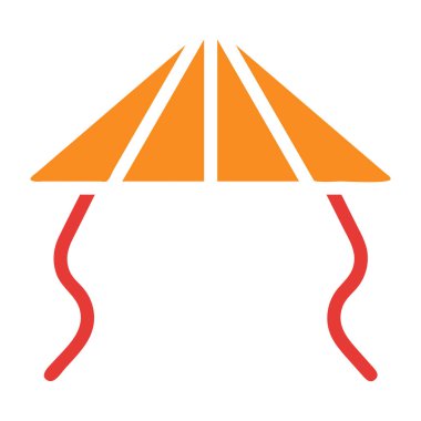 Şapka kırmızı illüstrasyon vektörü ve yeni yıl logosu mükemmel. Mobil konsept ve web için modern koleksiyon simgesi.