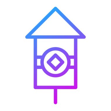 firecrackers gradient illustration vector and logo new year icon perfect. Icon sign from modern collection for mobile concept and web. Nice design perfect.