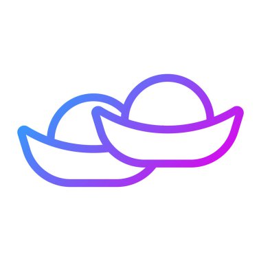 fortune gradient illustration vector and logo new year icon perfect. Icon sign from modern collection for mobile concept and web. Nice design perfect.