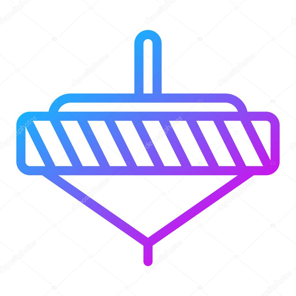Gasing gradient illustration vector and logo new year icon perfect. Icon sign from modern collection for mobile concept and web. Nice design perfect.