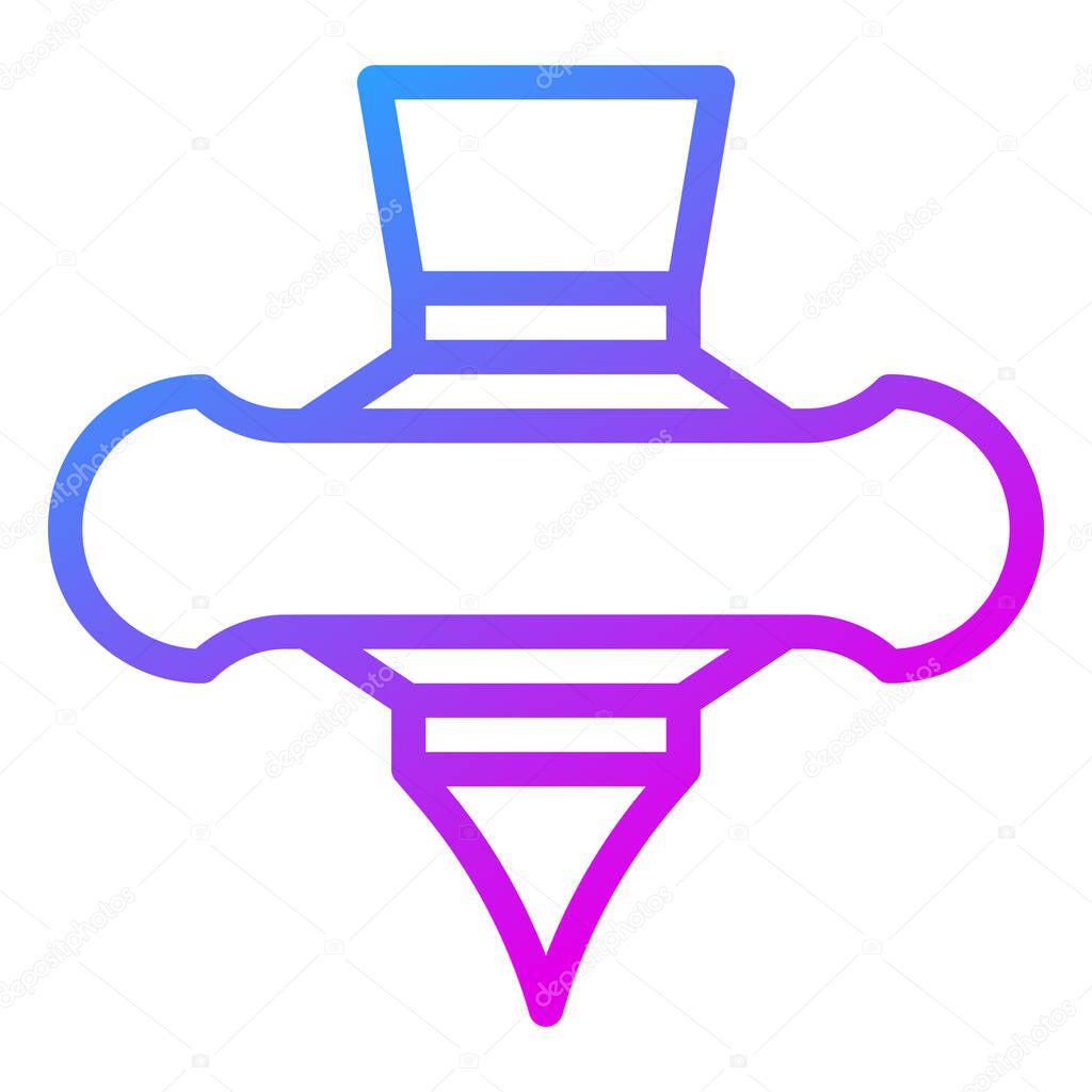 Gasing gradient illustration vector and logo new year icon perfect. Icon sign from modern collection for mobile concept and web. Nice design perfect.