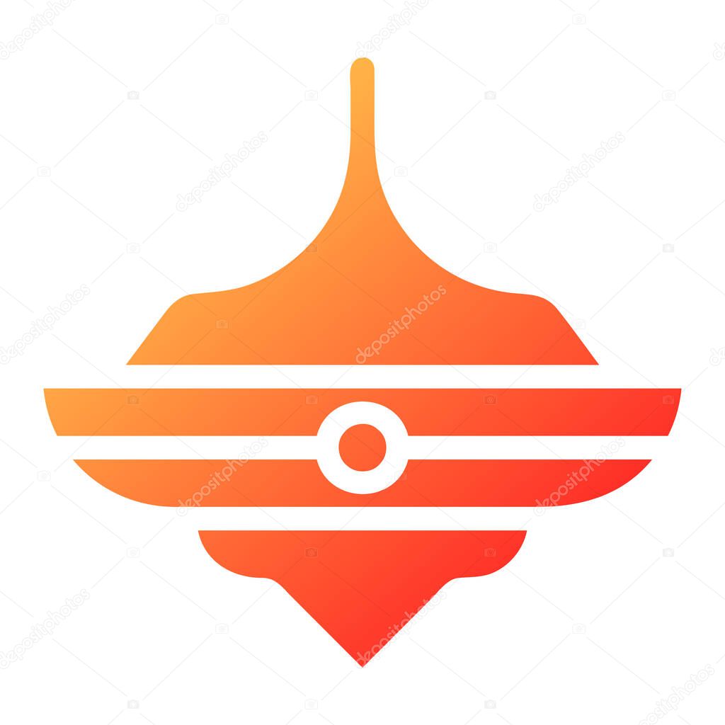 Spinning gradient solid illustration vector and logo new year icon perfect. Icon sign from modern collection for web. Nice design perfect.
