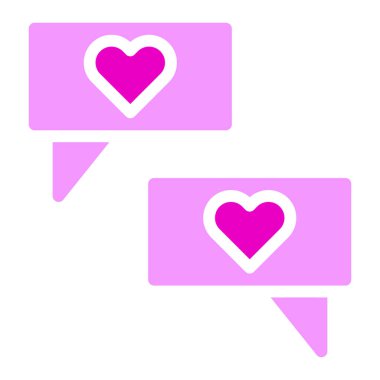 massage solid pink valentine illustration vector and logo new year icon perfect. Icon sign from modern collection for web. Nice design perfect.