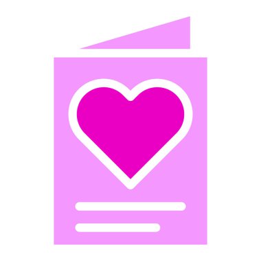 paper solid pink valentine illustration vector and logo new year icon perfect. Icon sign from modern collection for web. Nice design perfect.