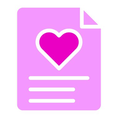 paper solid pink valentine illustration vector and logo new year icon perfect. Icon sign from modern collection for web. Nice design perfect.