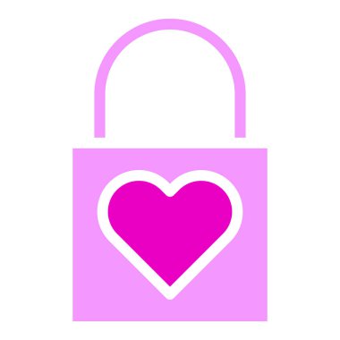 lock solid pink valentine illustration vector and logo new year icon perfect. Icon sign from modern collection for web. Nice design perfect.