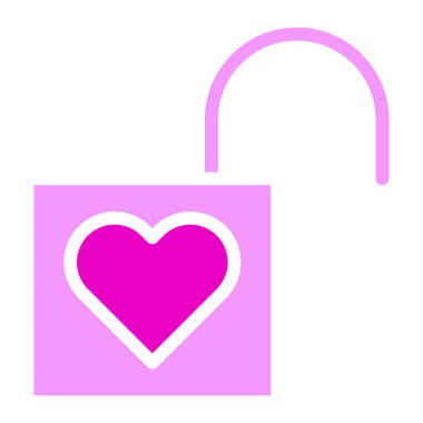 lock solid pink valentine illustration vector and logo new year icon perfect. Icon sign from modern collection for web. Nice design perfect.