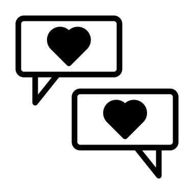 massage dualtone black valentine illustration vector and logo new year icon perfect. Icon sign from modern collection for web. Nice design perfect.